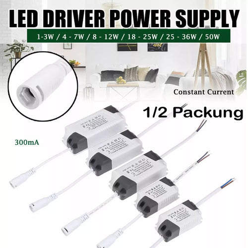 Konstantstrom Netzteil Transformator LED Treiber 300mA ~1600