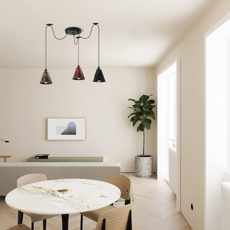 LEDSONE 3-flammige Pendelleuchte