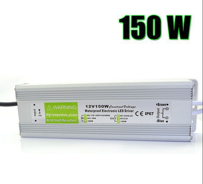 LED Trafo 12V 150W IP67 Wasserdicht