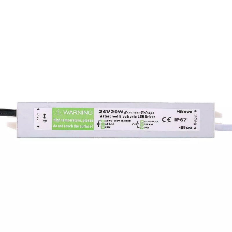 LED Trafo 24V/20W/0.83A Wasserdicht Treiber 