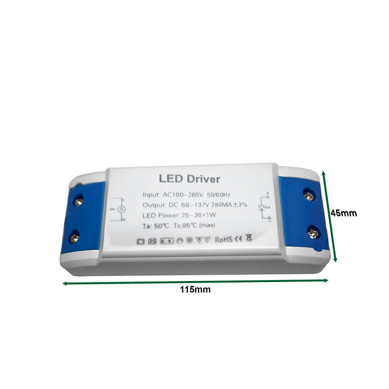 LED Treiber für (25-36)x1W LEDs