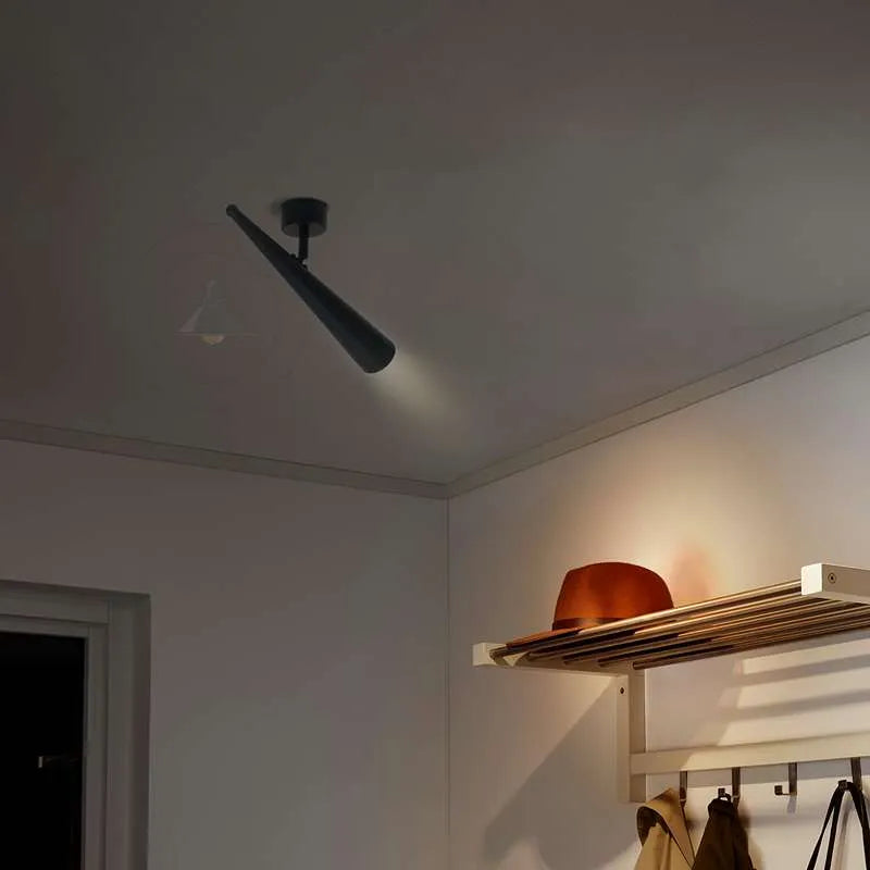 LED Wandleuchte innen schwarz matt für indirektes Licht