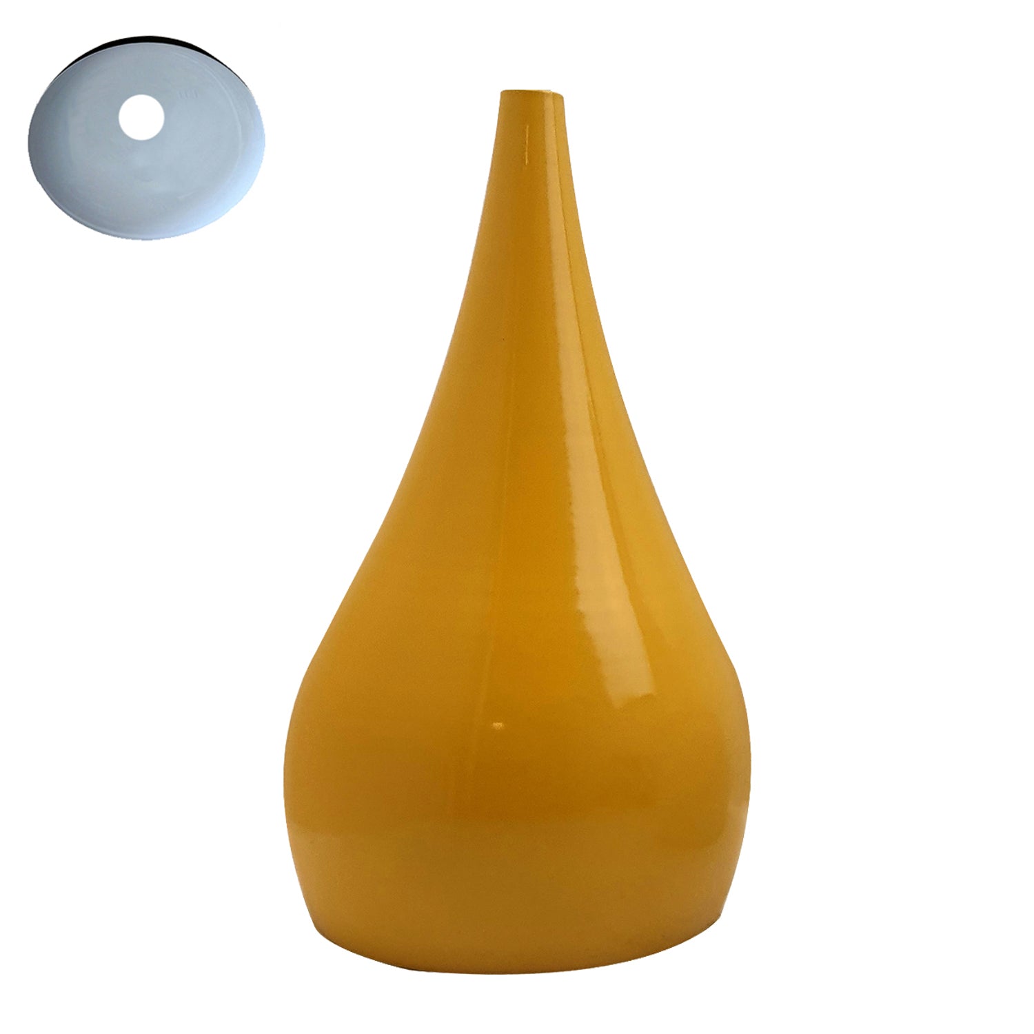 Gelb Teardrop-Lampenschirm Moderner