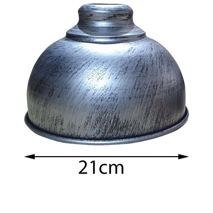 Ersatz Lampenschirm aus Metall Lochgröße E27 Sockel ø40 mm rustikaler Lampenschirm ~ 2725