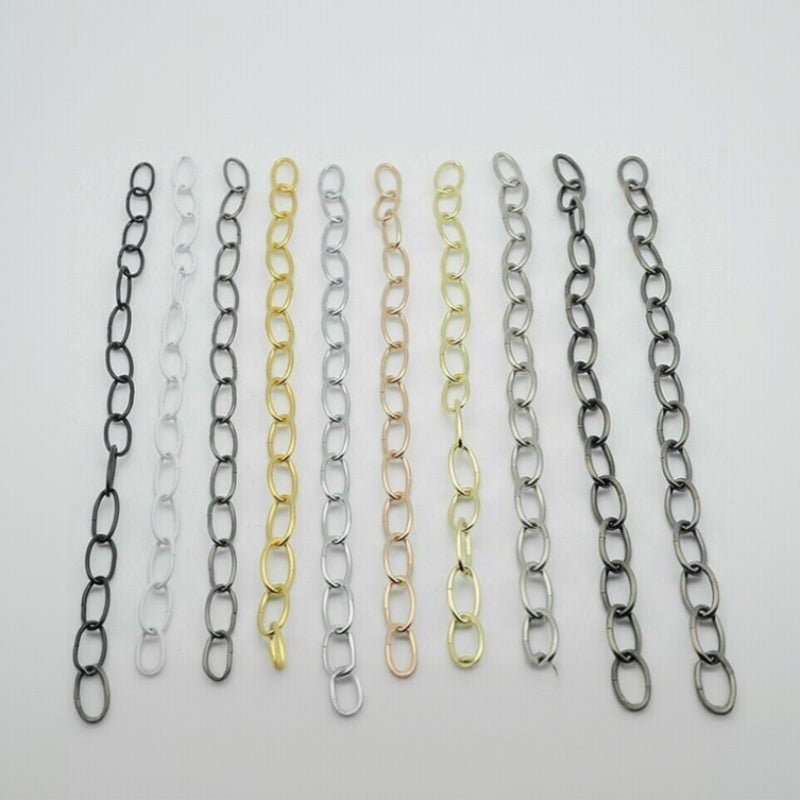 Lampenkette Schwarz Metall