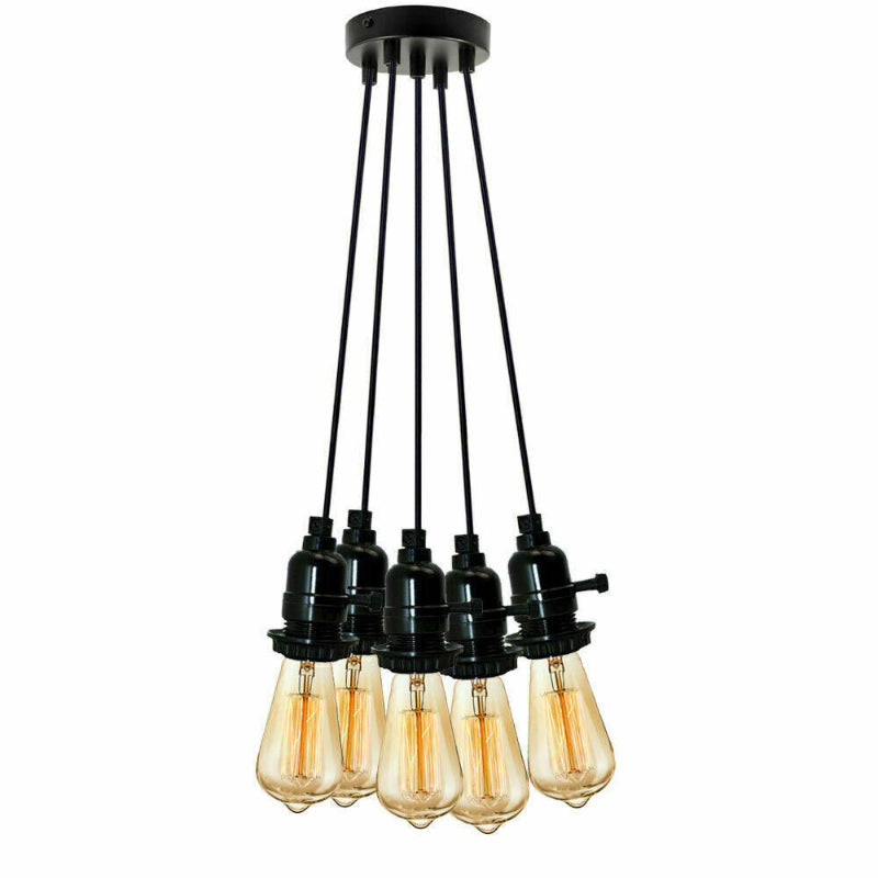 Lampenpendel schwarz 1m