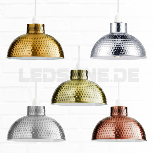 Lampenschirm Metall gehämmert

