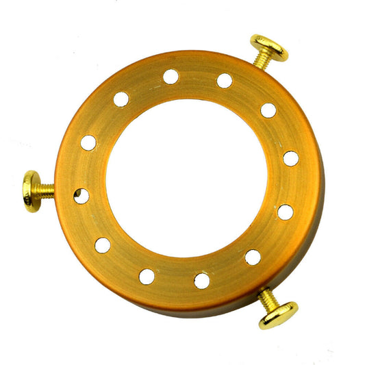 Lampenschirm Ring gelb Messing