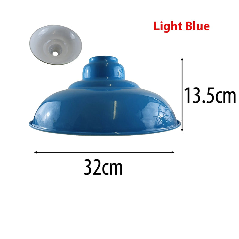 Blau lampenschirm metall für Decken