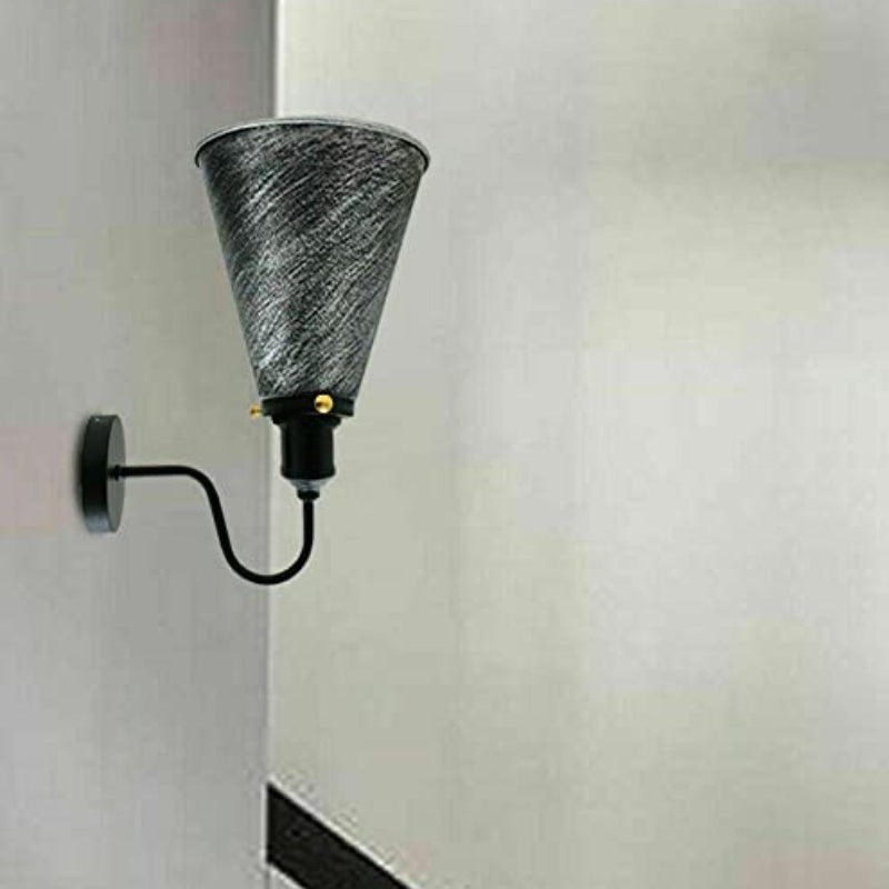 Loft Lampe Wand Wandspot Schwarz Gold