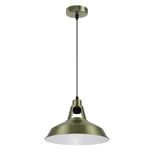 Retro Industrial Pendelleuchte mit 30cm Metall-Schirm ~3567