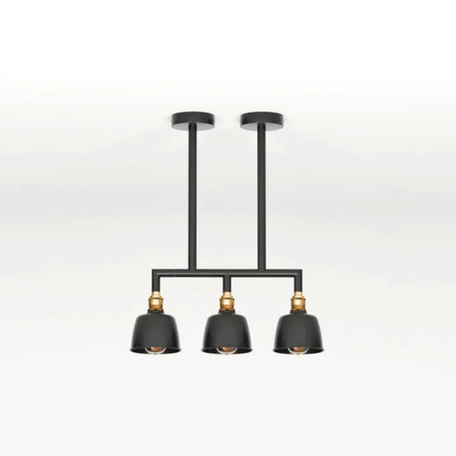 Industrial Pendelleuchten 3-Wege Hängelampen Decken Rohr ~3266