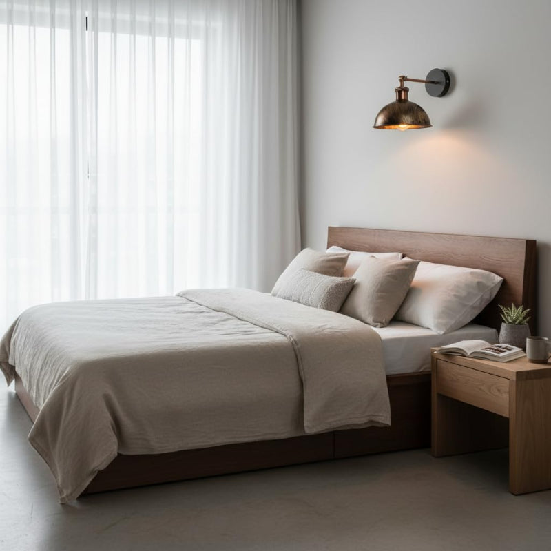 Messing-Gelenks einer Wandlampe