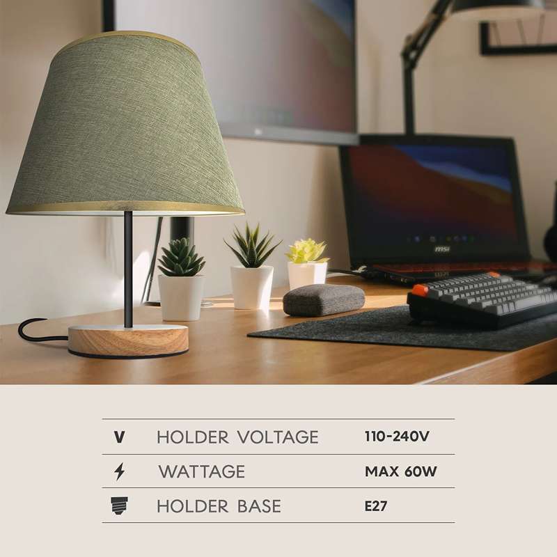 Lampenschirm Tischlampen​ Modern LED Tischlampe