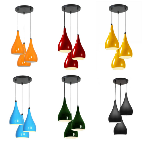 Smart Home Moderne LED Decken-Pendelleuchten mit Schirm ~3258