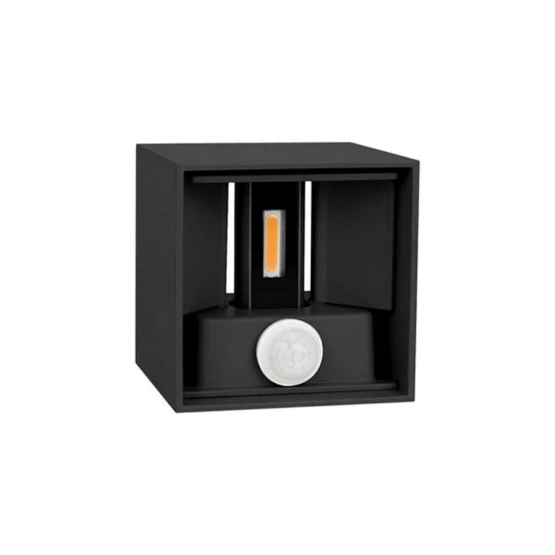 Moderne LED Wandleuchte 10cm Würfel Design