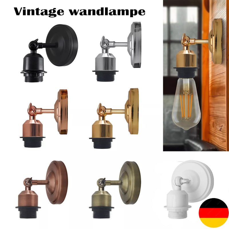 Nachttischlampe wandmontage vintage