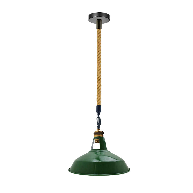 Pendellampe Holz- und Seiloptik