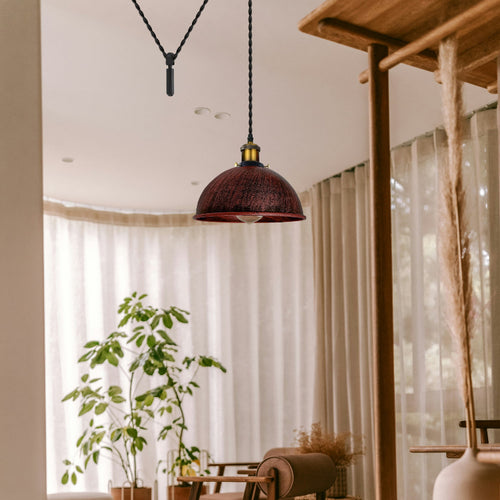 Rustikales Rot  Pendelleuchte Ø 21cm  Küchen& Esszimmer~3068