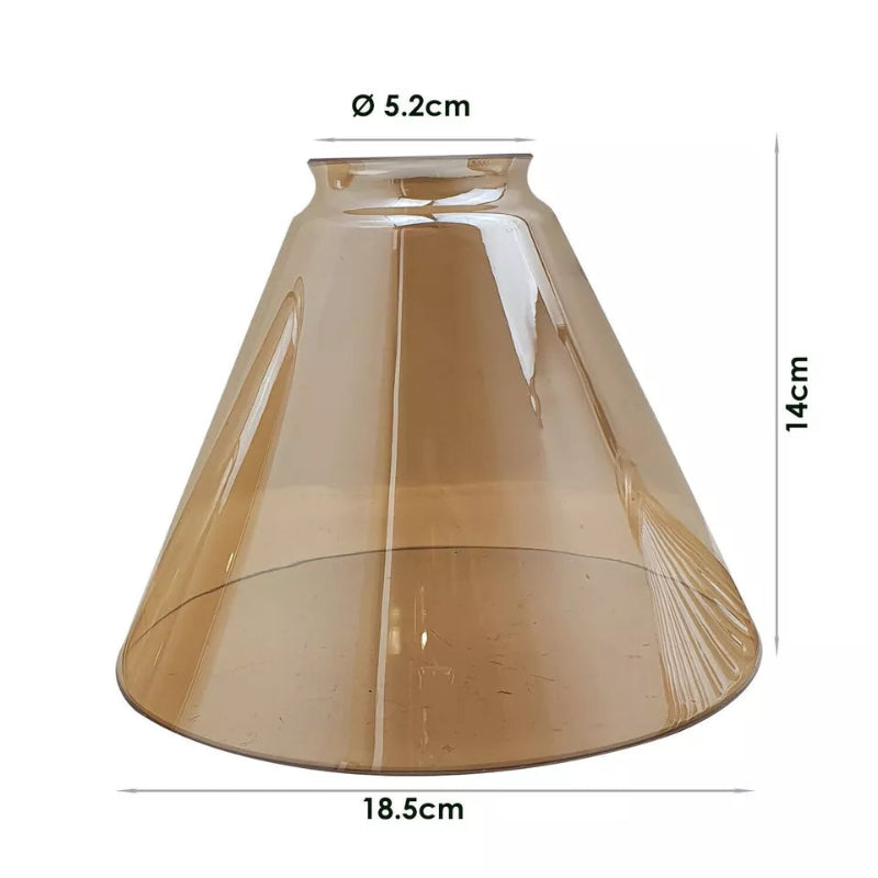 Pendelleuchte Schirm Glas