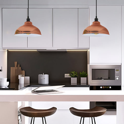 Roségold Pendelleuchte Ø 29cm – Moderne Hängelampe~2958