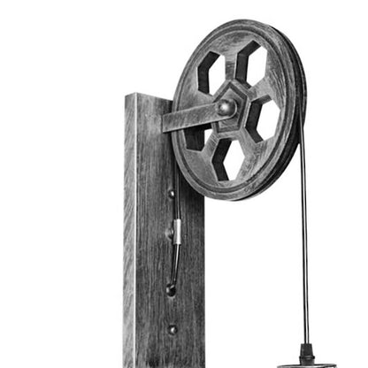 Pulley Wheel Wandleuchte Loft Beleuchtung~2727