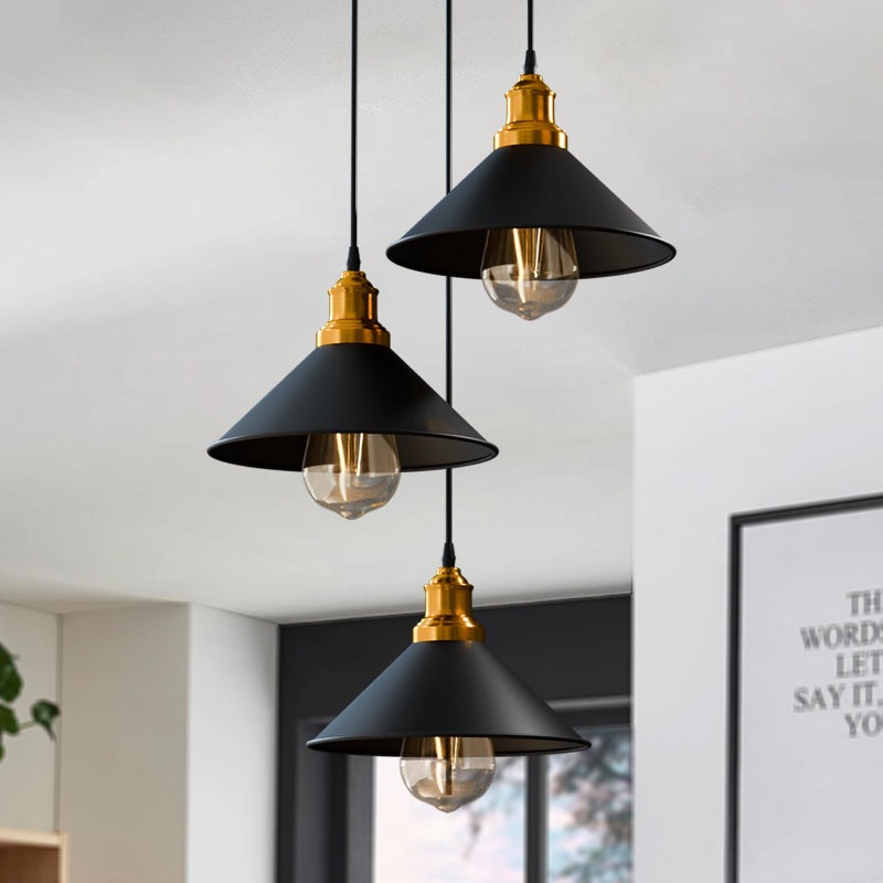 Retro Deckenlampe 3-flammig
