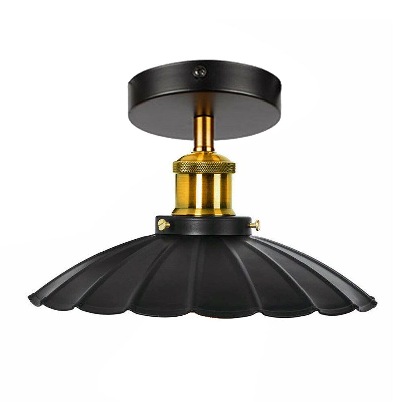 Retro Deckenlampe Schwarz Gold