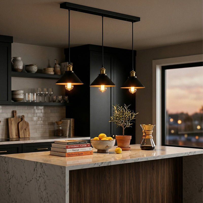 Retro Deckenleuchte 3-flammig