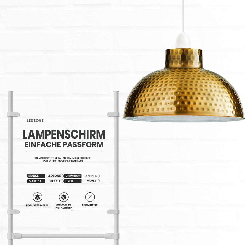 Retro Metallschirm 26cm
