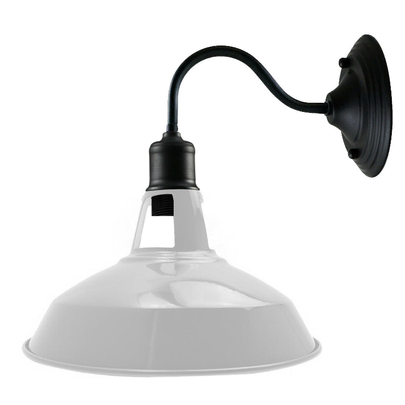 Rustikale Wandlampe weiß für gemütliches Licht