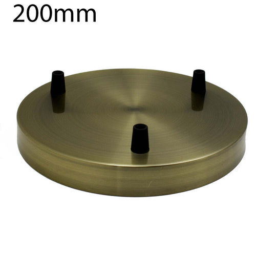 Vintage Retro Rund 240v Loftslampe med Baldakin ~ 2856