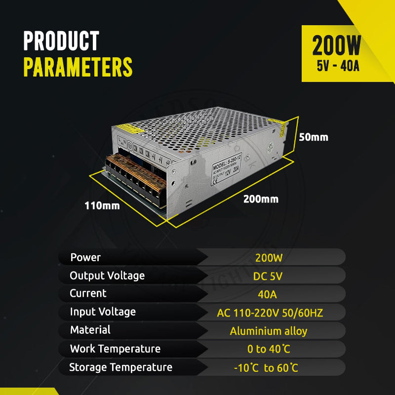 Schaltnetzteil 5V 40A