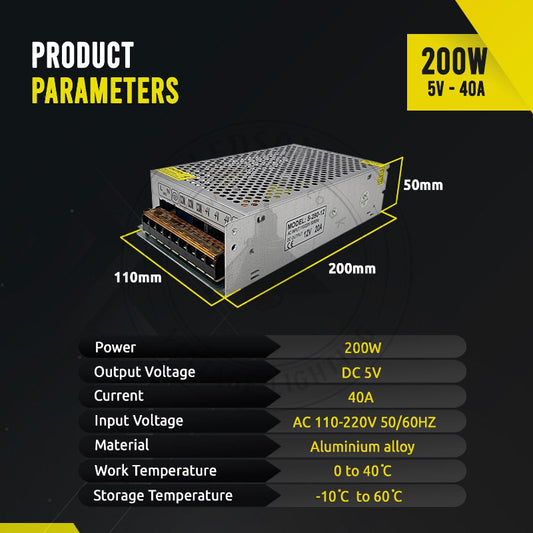Schaltnetzteil 5V 40A