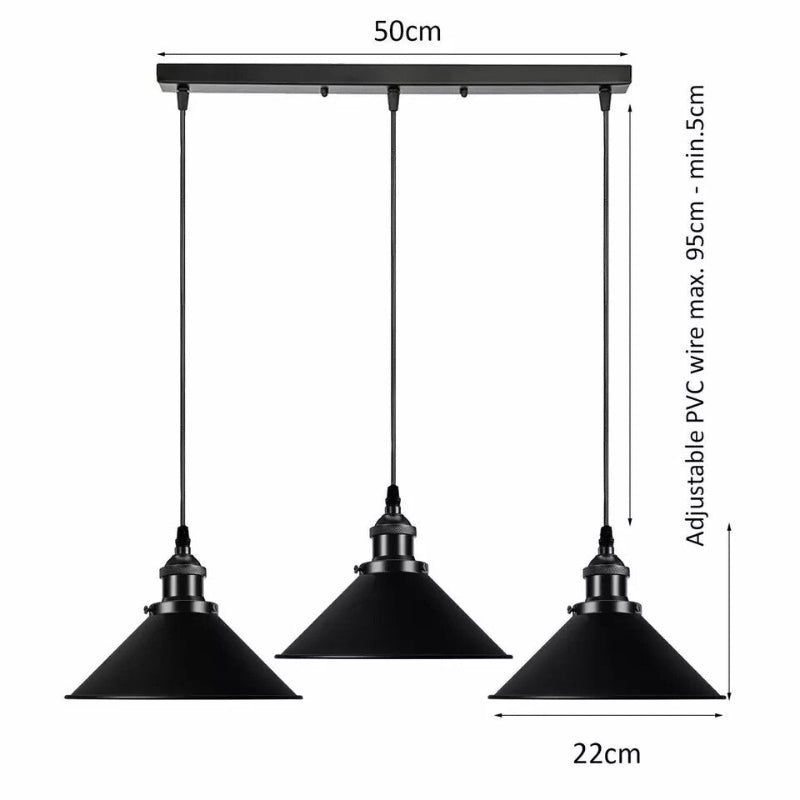 Schwarze Industriedesign