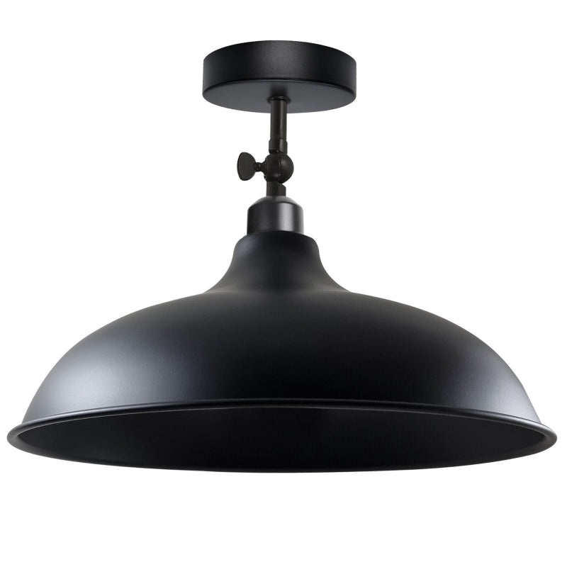 Schwarze Loft Lampe Decke