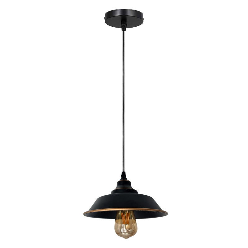 Schwarze Pendelleuchte Esszimmer