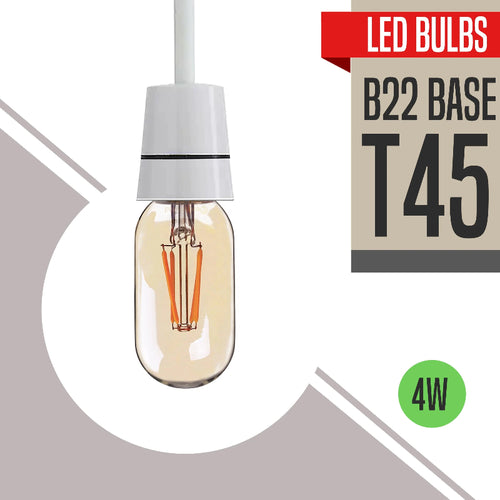 LED Filament Birne T45 4W B22 Bajonettsockel Stil Glühbirnen ~2554