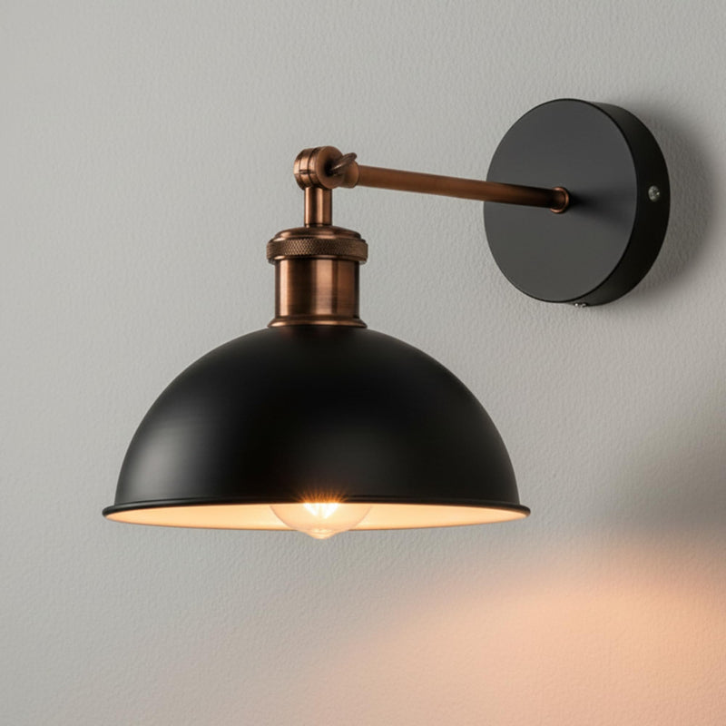 Technische Maße und Zeichnung der verstellbaren Wandlampe