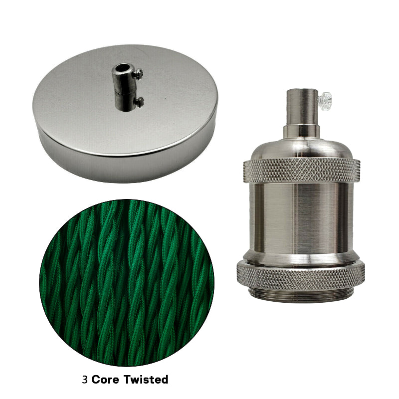 Textilkabel für Deckenleuchten in verschiedenen Farben