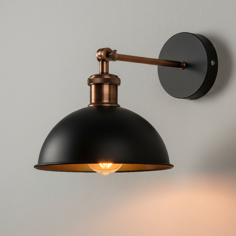 Verstellbare Vintage-Wandlampe