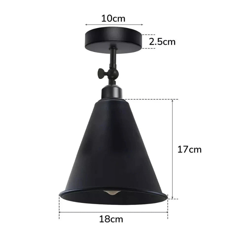 Verstellbare Vintage Deckenlampe
