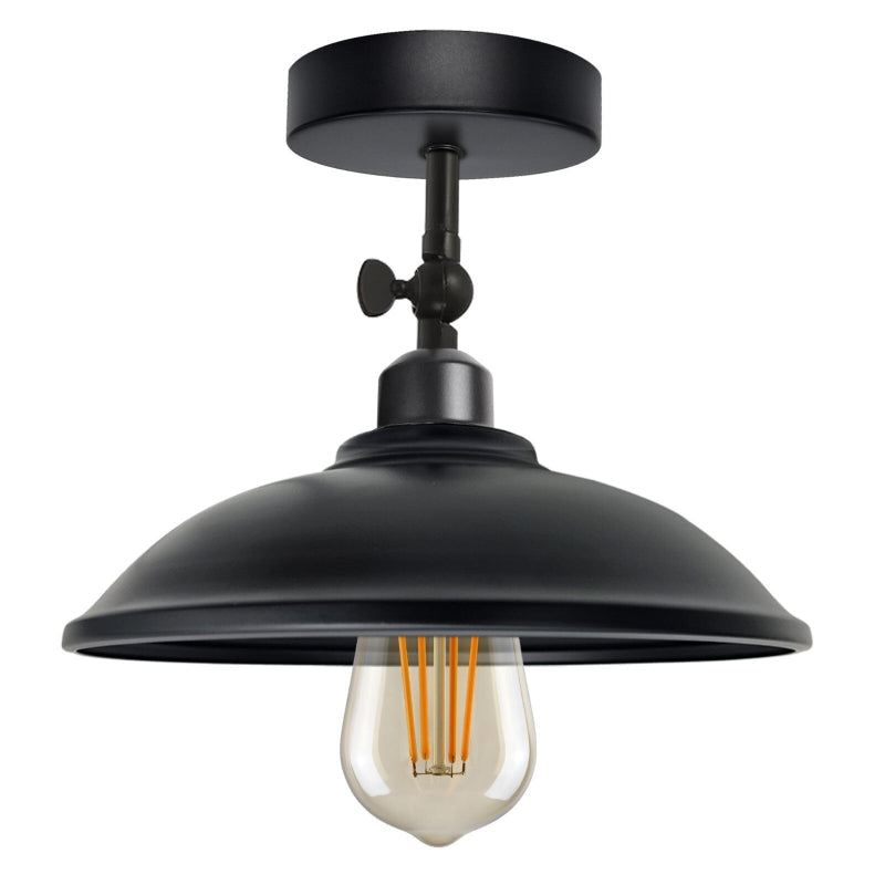 Verstellbare Vintage Deckenlampe Metall E27