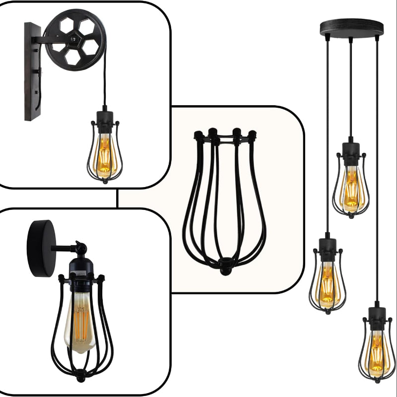 Vintage Ballon Lampenschirm