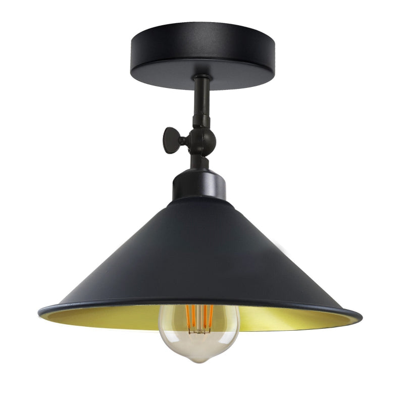 Vintage Deckenlampe Metall