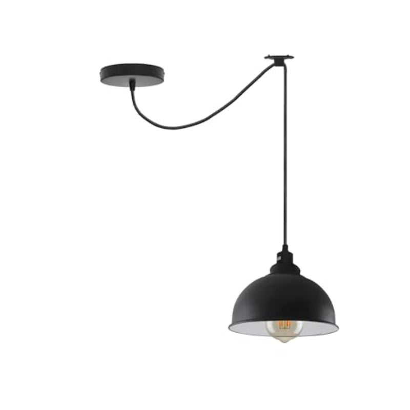Vintage Deckenlampe für Esstisch schwarz