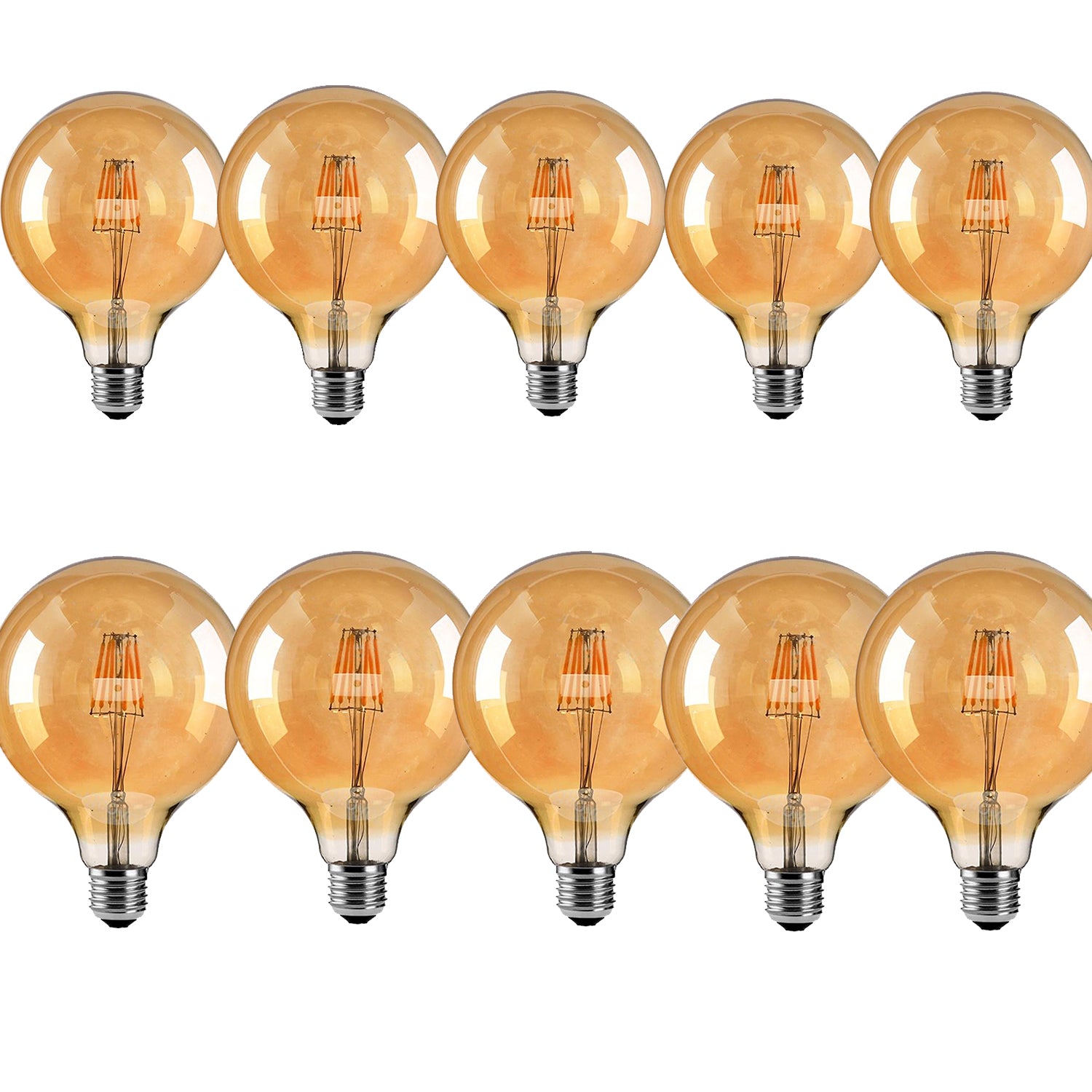 Vintage LED E27 G125  8W Glühbirne fur Wandleuchte