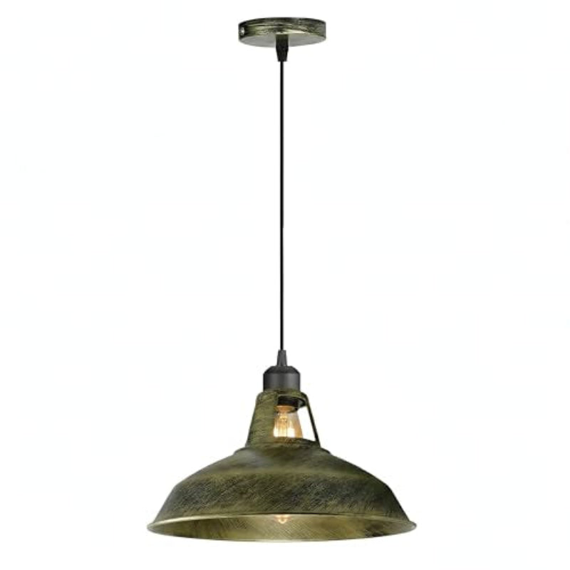 Vintage Fabriklampe