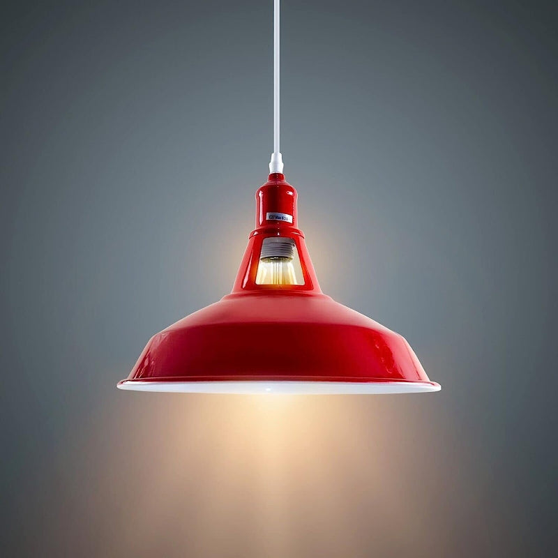 Vintage Industrial Metallschirm