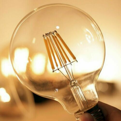 Vintage LED E27 G125  8W Glühbirne fur Wandleuchte